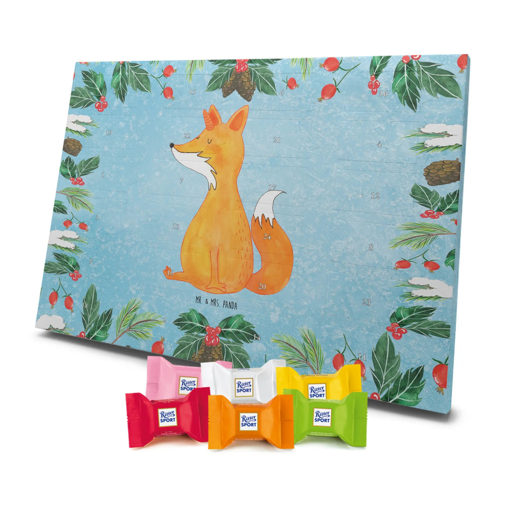 Chocolate advent calendar unicorn Wish foxes, fox horns