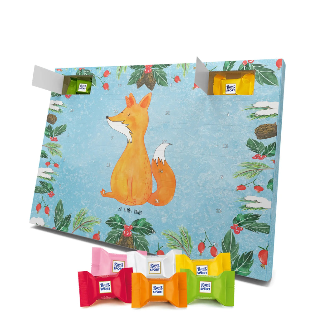 Chocolate advent calendar unicorn Wish foxes, fox horns