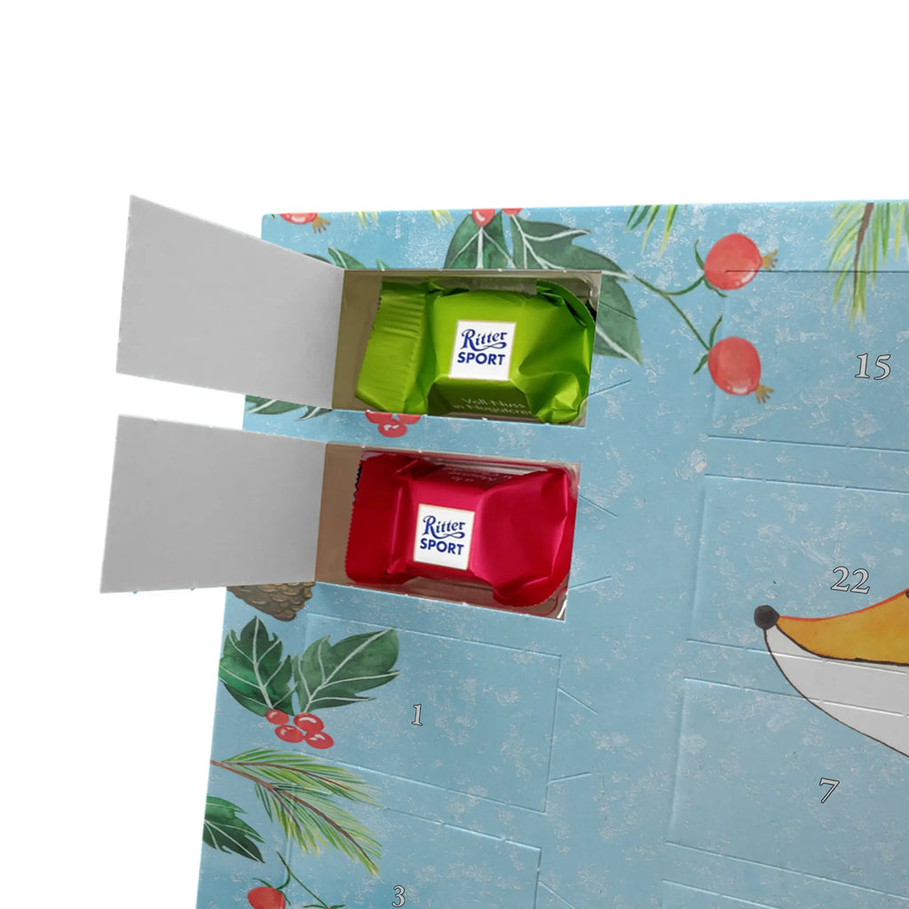 Chocolate advent calendar unicorn Wish foxes, fox horns