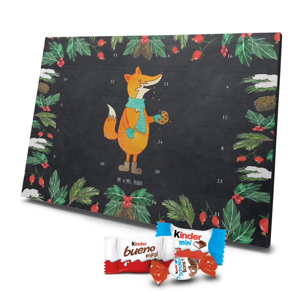 Chocolate advent calendar Fox biscuit forest wildlife, clever as a fox, foxes, animal lover, baking saying, cookies, christmas present, kitchen decoration, christmas time