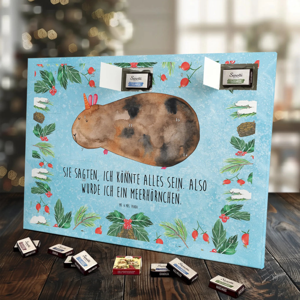 Chocolate advent calendar unicorn Guinea pig guinea pig, squirrels