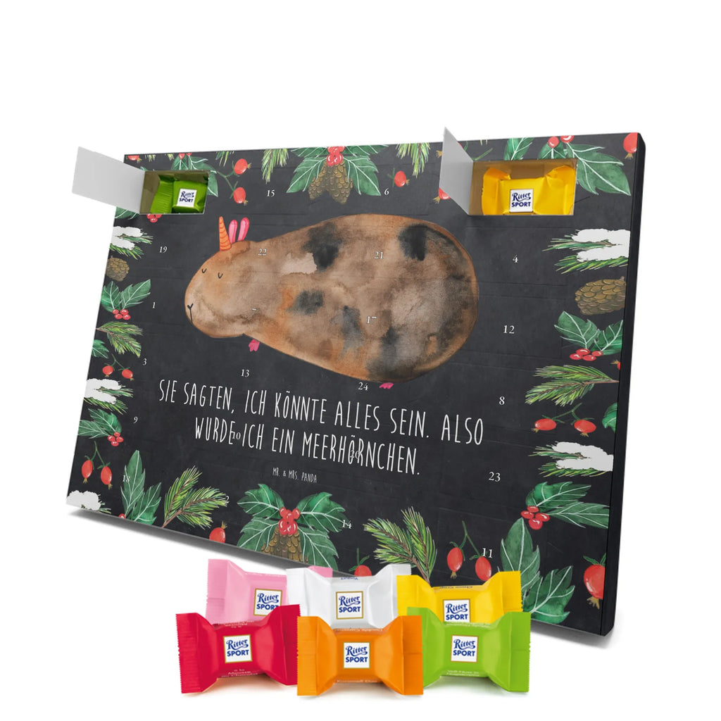 Chocolate advent calendar unicorn Guinea pig guinea pig, squirrels