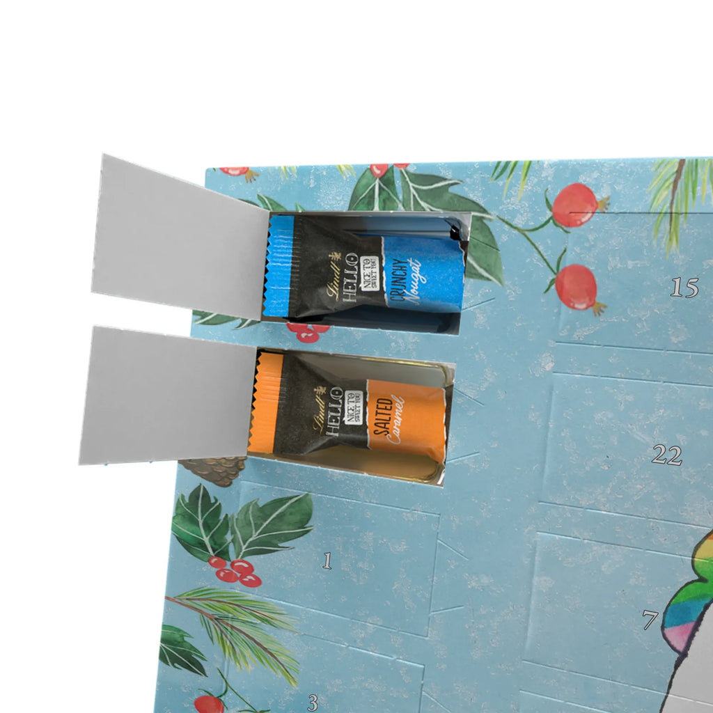 Chocolate advent calendar unicorn Sad friends, Friendship, consoling, grief, greeting card, flower