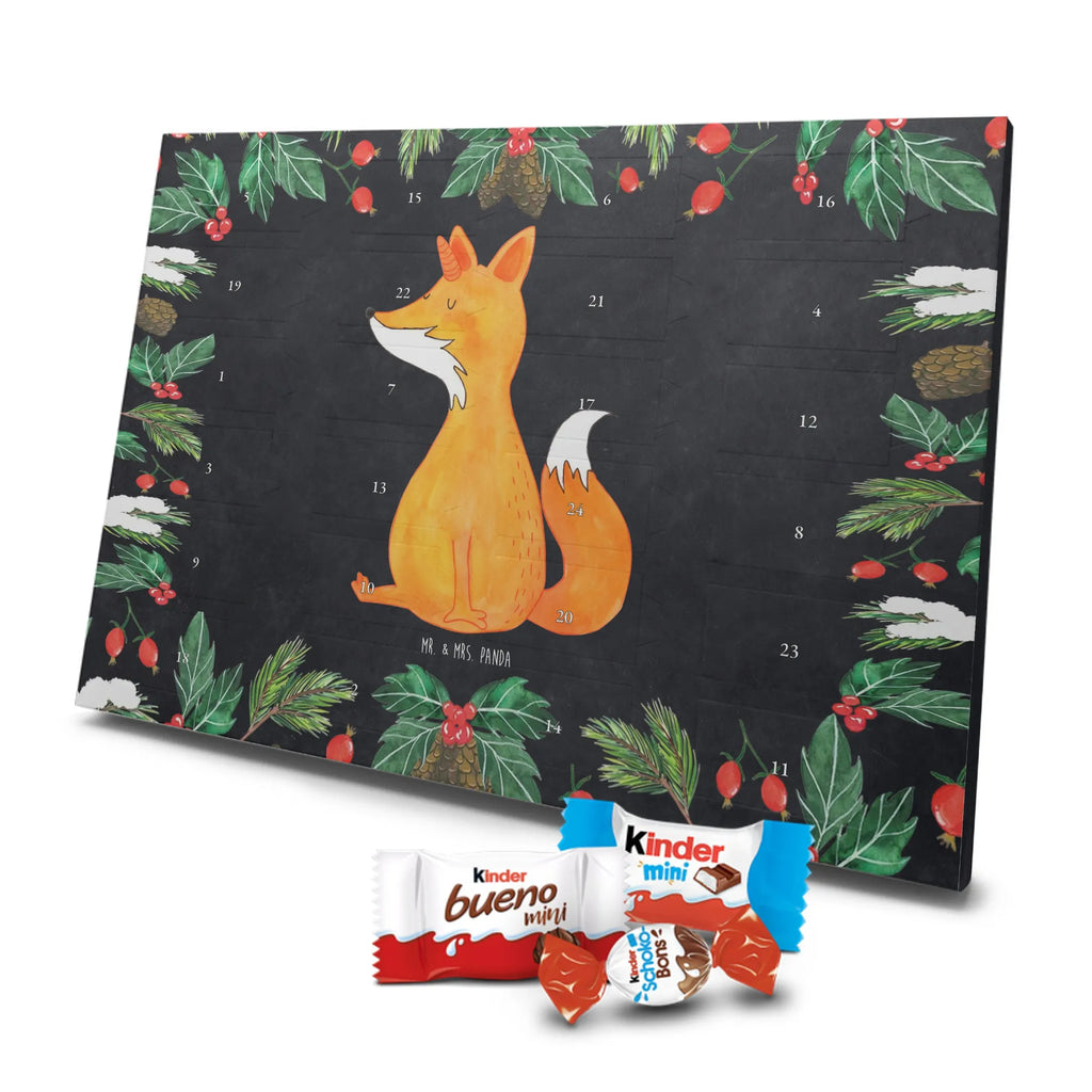 Chocolate advent calendar unicorn Wish foxes, fox horns