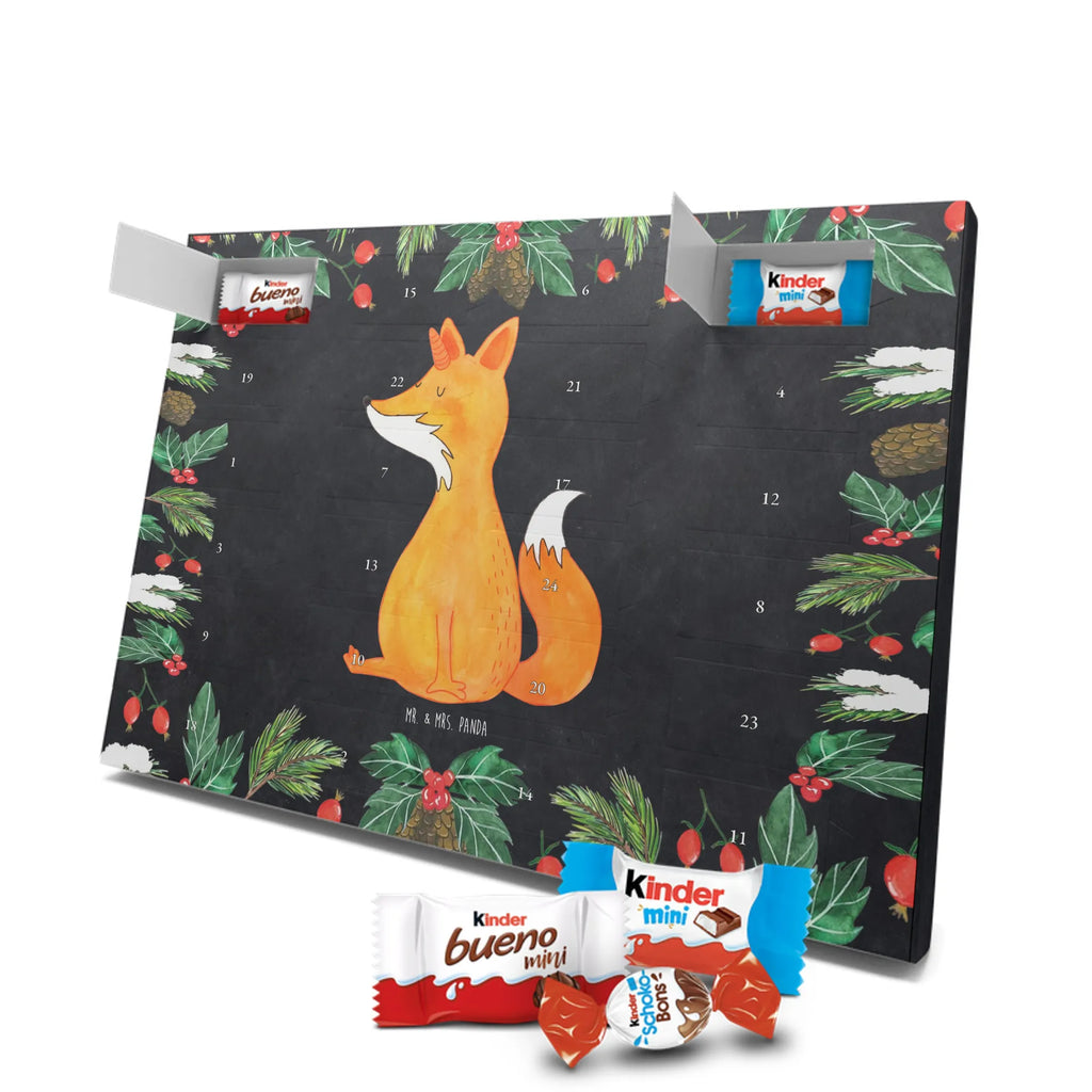 Chocolate advent calendar unicorn Wish foxes, fox horns