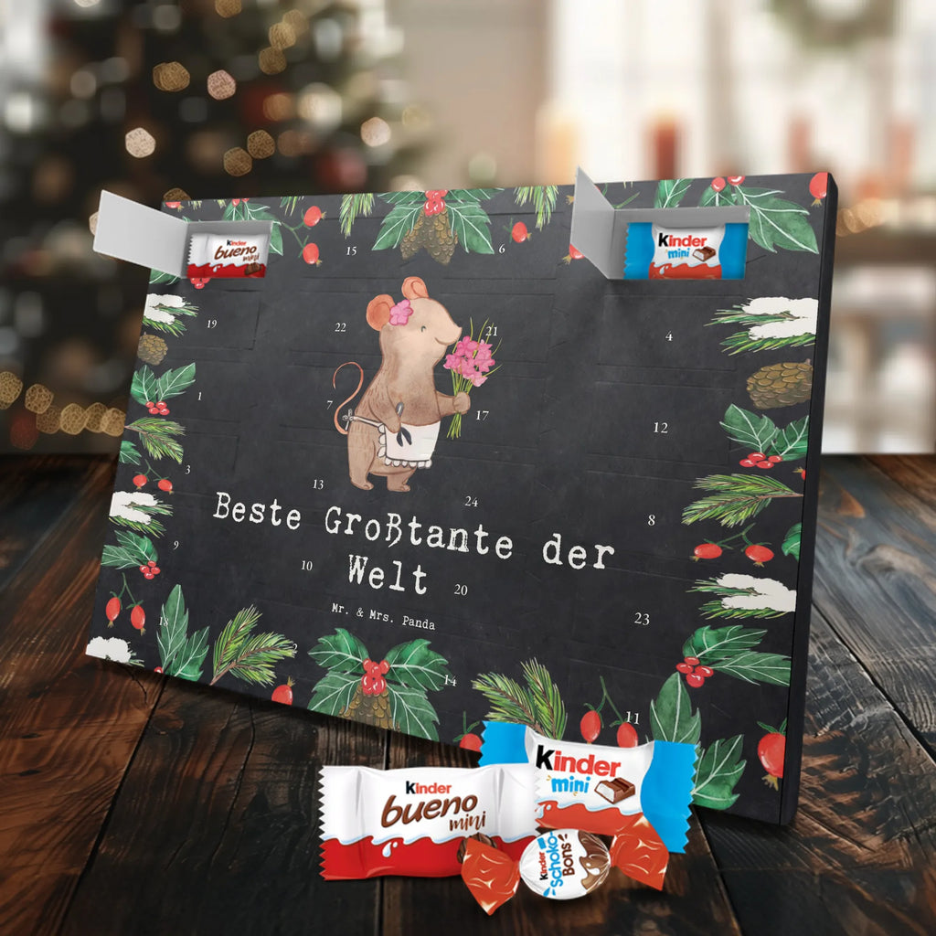 Chocolate advent calendar Mouse Best Great Aunt in the World gift, birthday, gift idea, birthday present, giving, thank you, for, make you happy, gift tip, niece, aunt, trifle, big, Great aunt, favorite aunt, nephew, aunts, best
