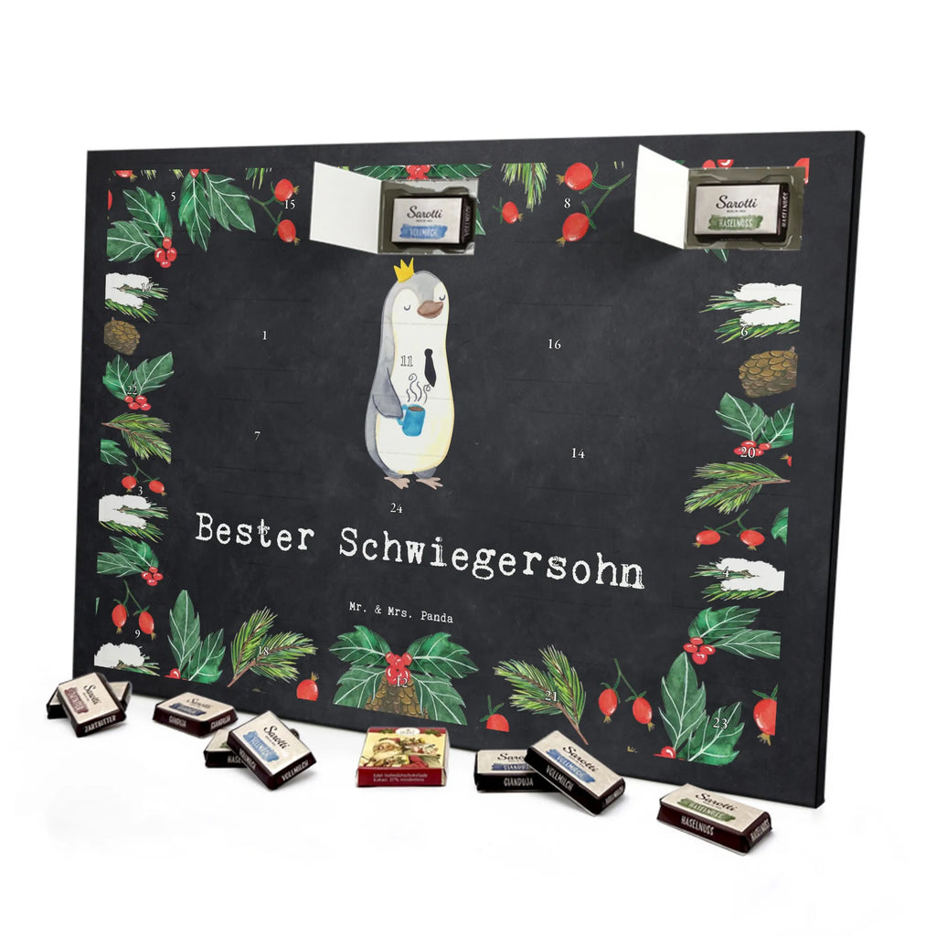 Chocolate advent calendar penguin Best son in law gift, birthday, gift idea, birthday present, giving, thank you, for, make you happy, gift tip, Son-in-law, daughter, wedding, by marriage, son&#39;s wife, wife, marriage