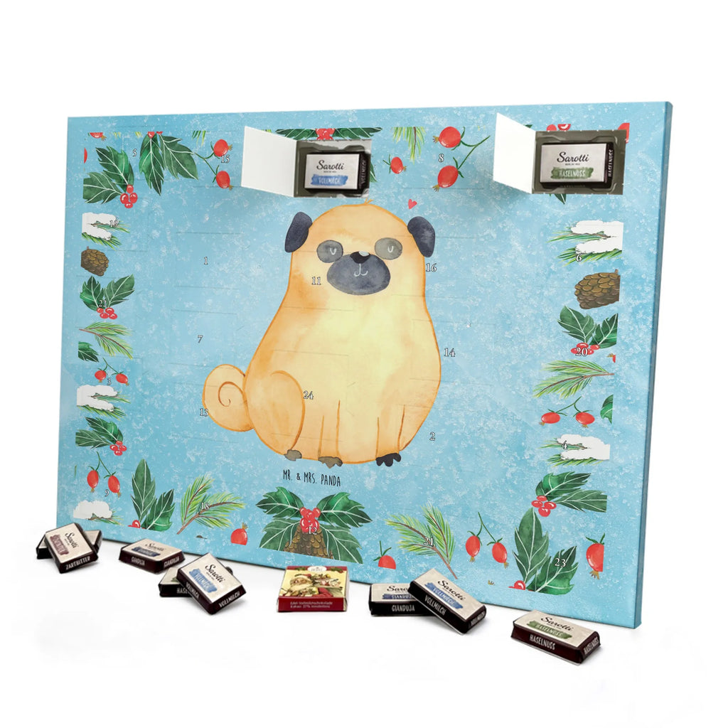 Chocolate advent calendar Pug mutt, dog sayings, love dogs, dog mama, funny gifts for dog owners, woof, what do you give a dog lover, dog breed, Christmas gifts for dogs, gifts for dogs, bag with dog print, love for dogs, hound, dog decorative items, Pug, dog love
