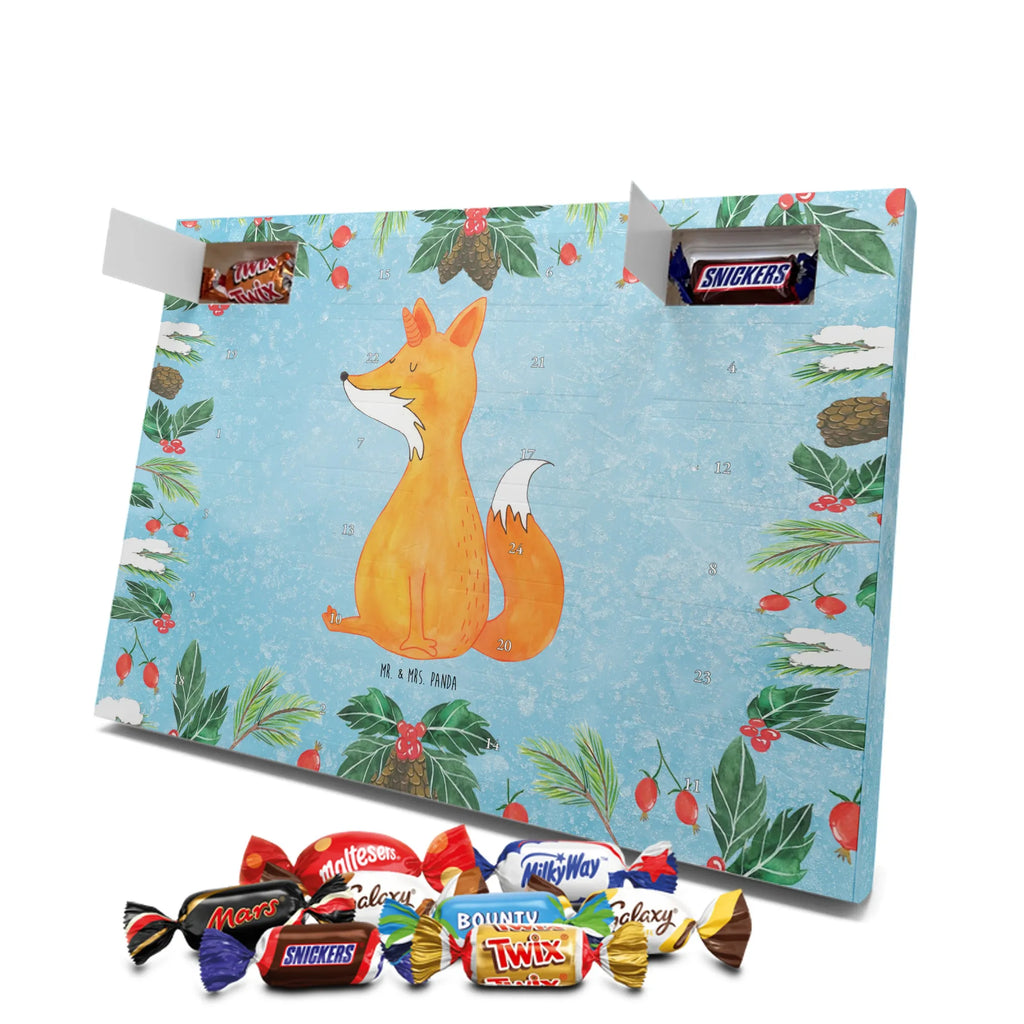 Chocolate advent calendar unicorn Wish foxes, fox horns