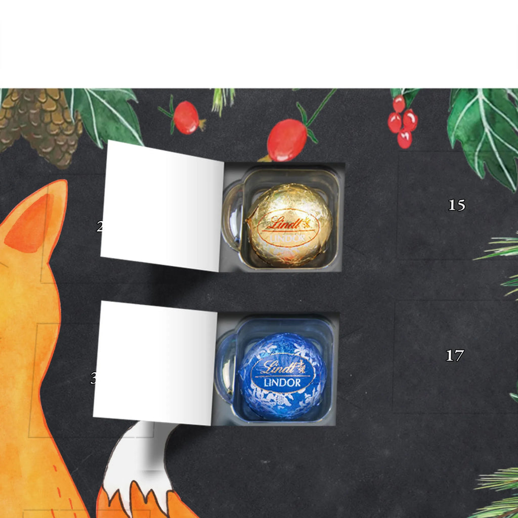 Chocolate advent calendar unicorn Wish foxes, fox horns