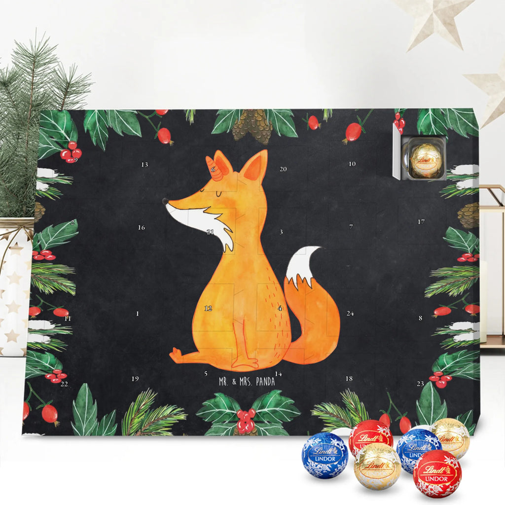 Chocolate advent calendar unicorn Wish foxes, fox horns