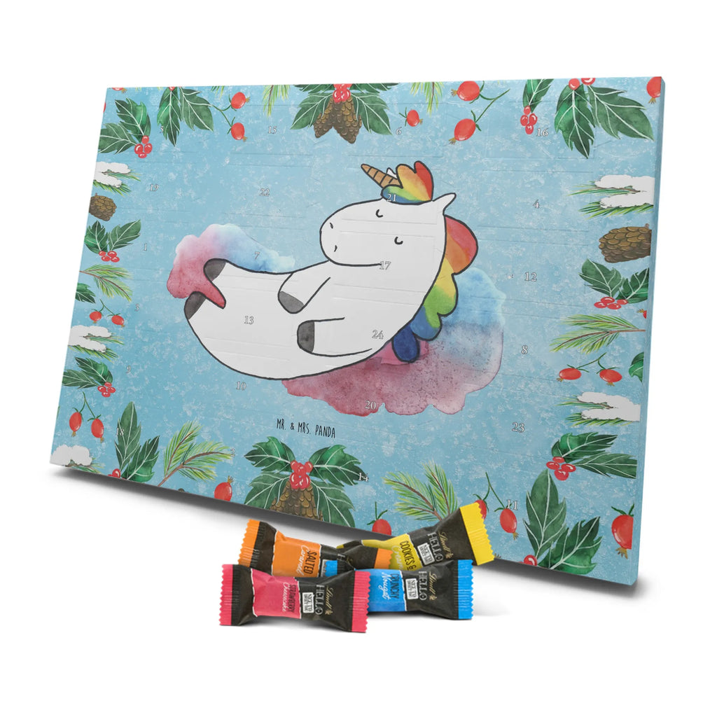 Chocolate advent calendar unicorn cloud 7 witty, faith, people, gift, reality, in love