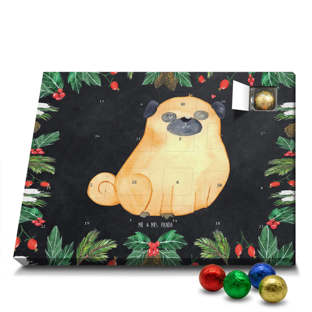 Chocolate advent calendar Pug mutt, dog sayings, love dogs, dog mama, funny gifts for dog owners, woof, what do you give a dog lover, dog breed, Christmas gifts for dogs, gifts for dogs, bag with dog print, love for dogs, hound, dog decorative items, Pug, dog love