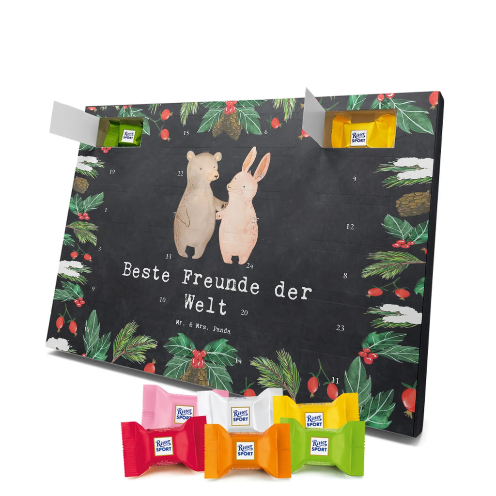 Chocolate advent calendar Hare best friends in the world gift, birthday, gift idea, birthday present, giving, thank you, for, make you happy, gift tip, friendship, girlfriend, friends, dude, boyfriend