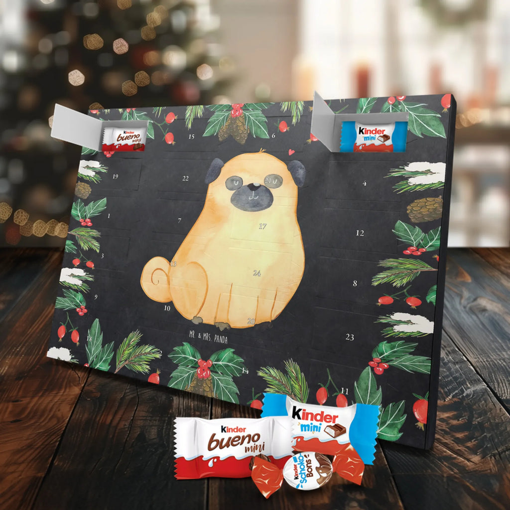 Chocolate advent calendar Pug mutt, dog sayings, love dogs, dog mama, funny gifts for dog owners, woof, what do you give a dog lover, dog breed, Christmas gifts for dogs, gifts for dogs, bag with dog print, love for dogs, hound, dog decorative items, Pug, dog love