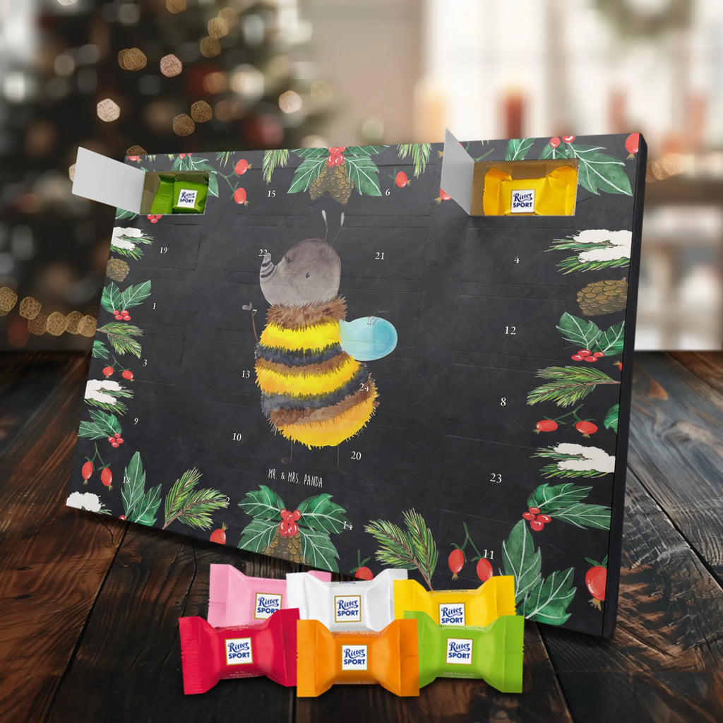Chocolate advent calendar bumblebee fluffy gift ideas, gifts, small animals, good mood, cute, funny sayings, cute animal motives, hand drawn, special gifts, card, animal lover, Fluffy, Bumblebee, Nature, Flower