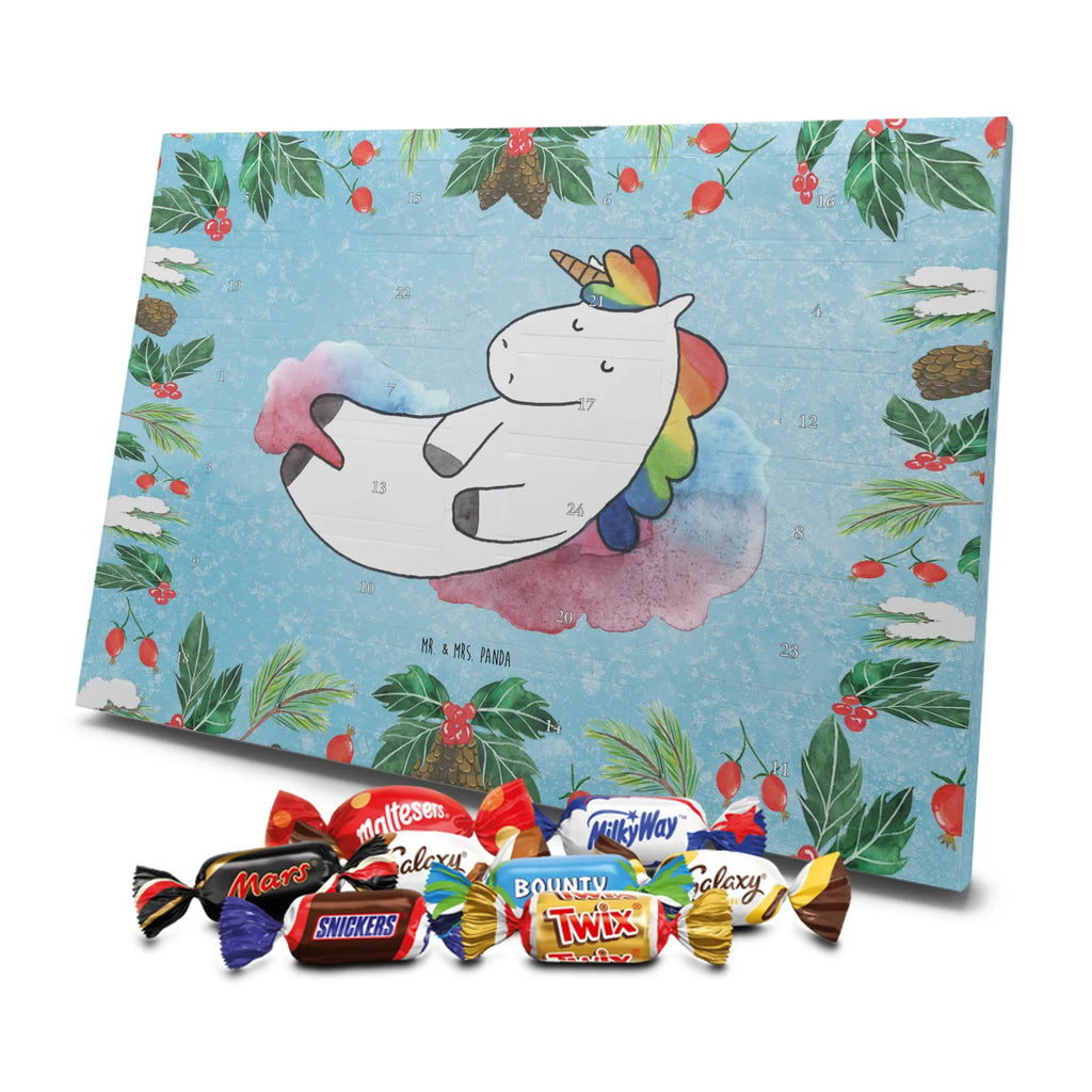 Chocolate advent calendar unicorn cloud 7 witty, faith, people, gift, reality, in love