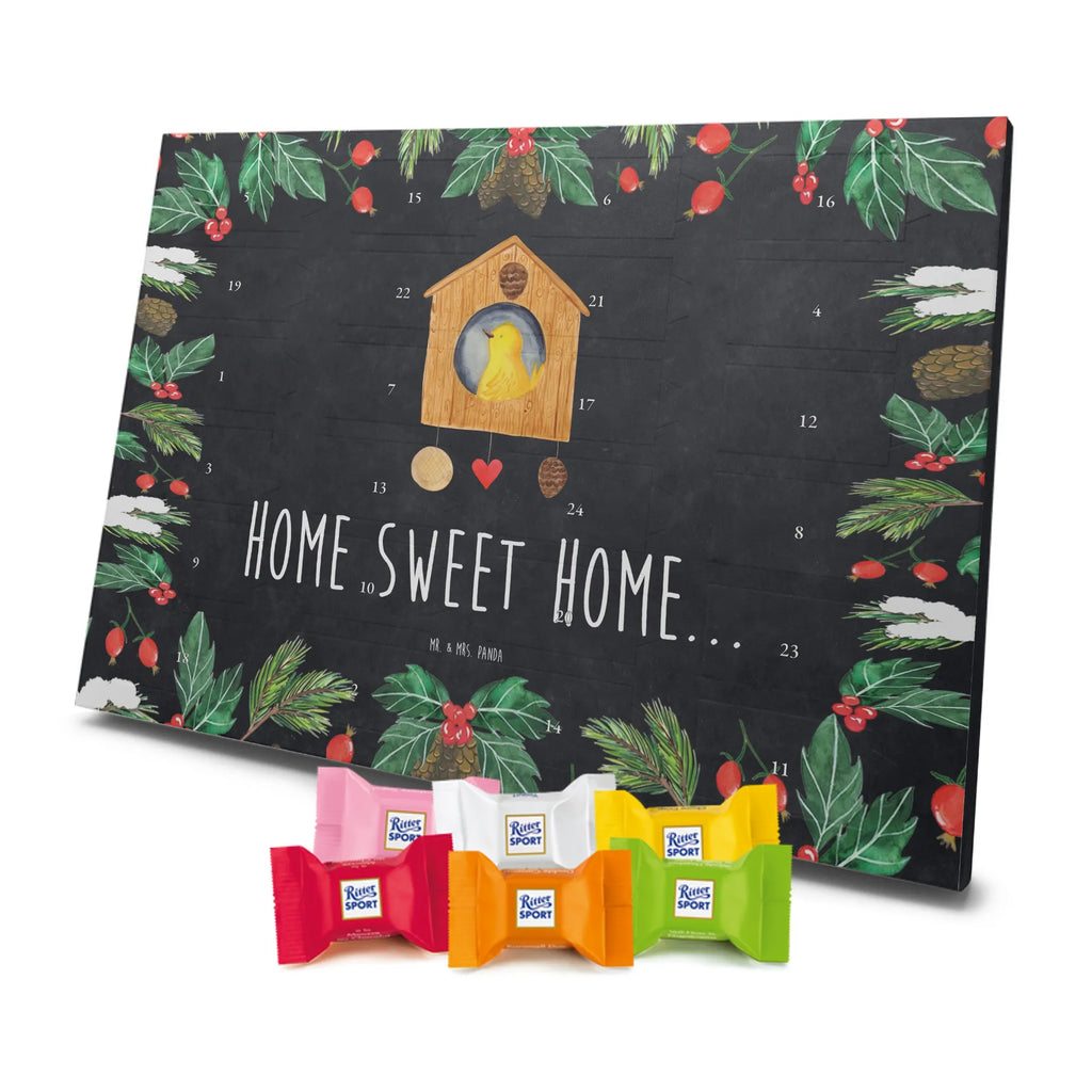 Chocolate advent calendar birdhouse Home gift ideas, gifts, small animals, good mood, cute, funny sayings, cute animal motives, hand drawn, special gifts, card, animal lover, gift, moving out, birdhouse, bird, moving in, house building, moving gift