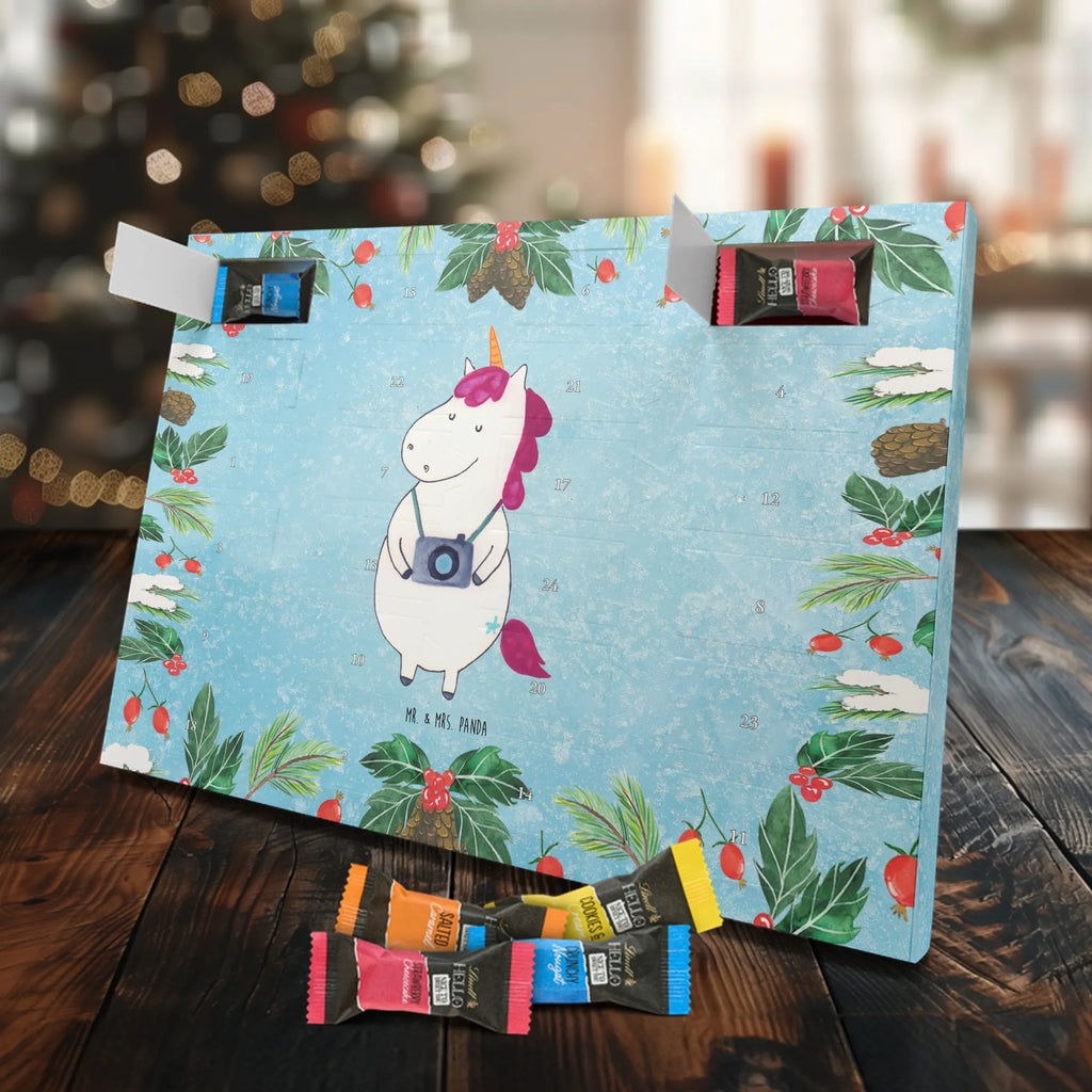 Chocolate advent calendar unicorn photographer Holiday, Photography, Photographer, Camera, Photographer gift, Traveler gift