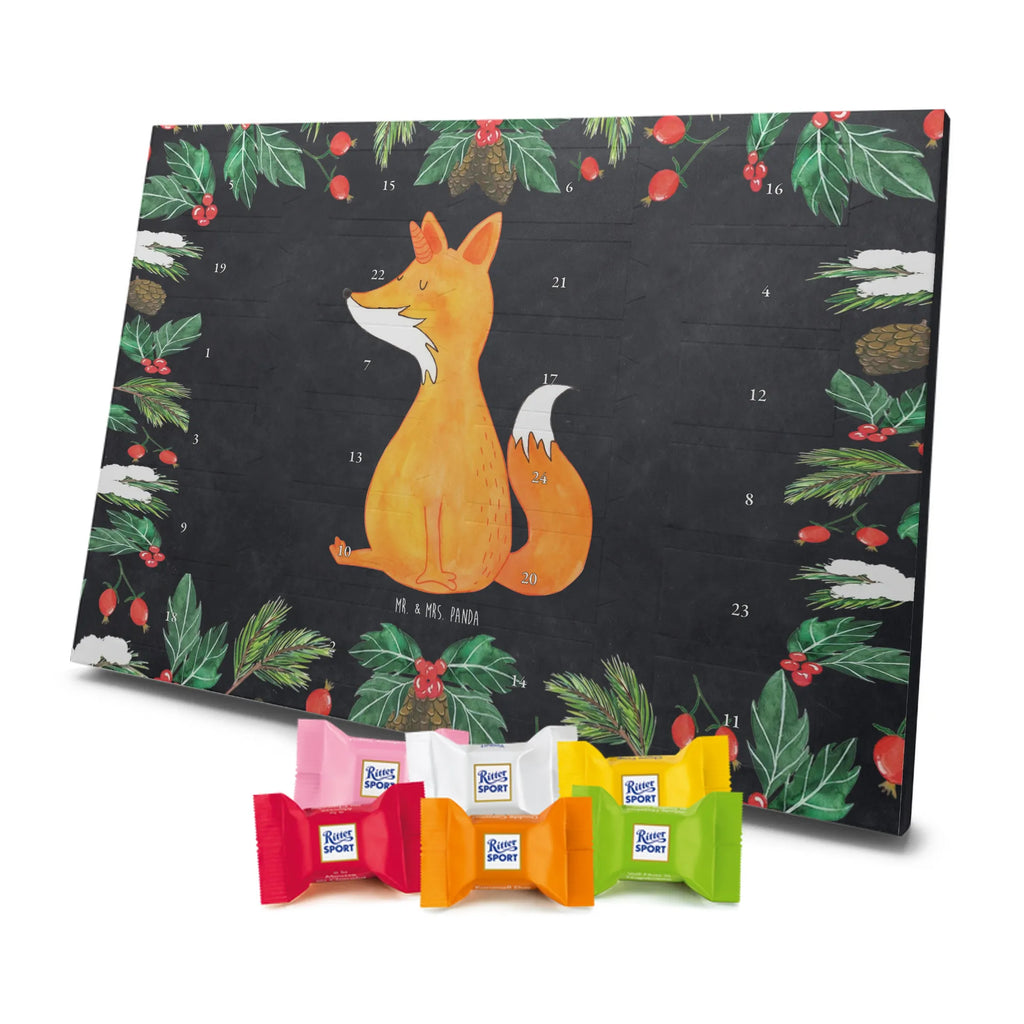 Chocolate advent calendar unicorn Wish foxes, fox horns