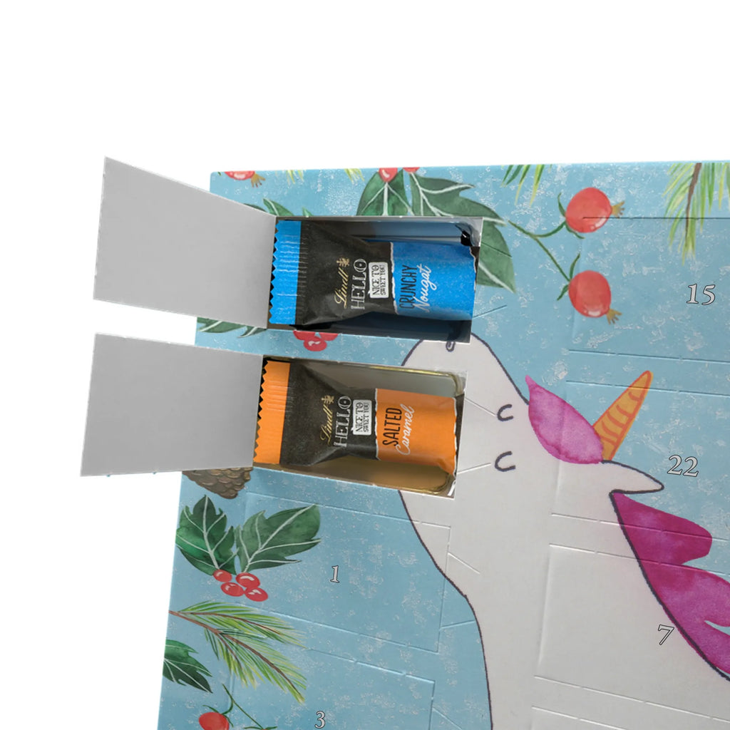 Chocolate advent calendar unicorn yoga mindfulness, relaxation, gift, present, sports, sweet