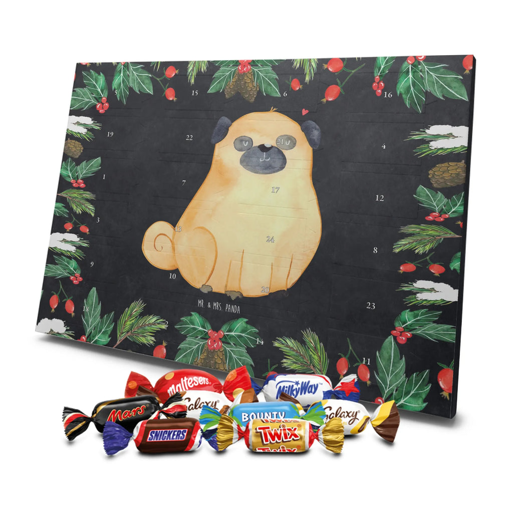 Chocolate advent calendar Pug mutt, dog sayings, love dogs, dog mama, funny gifts for dog owners, woof, what do you give a dog lover, dog breed, Christmas gifts for dogs, gifts for dogs, bag with dog print, love for dogs, hound, dog decorative items, Pug, dog love