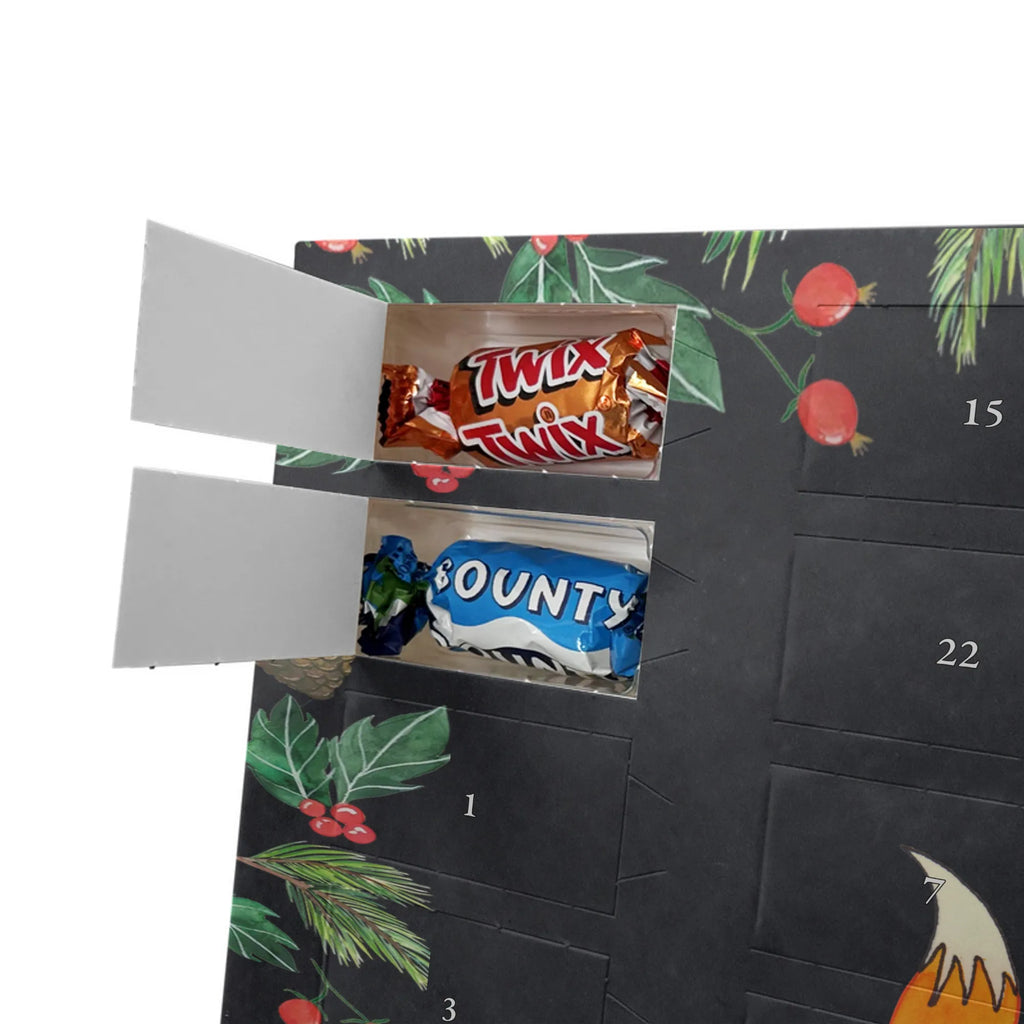 Chocolate advent calendar Fox biscuit forest wildlife, clever as a fox, foxes, animal lover, baking saying, cookies, christmas present, kitchen decoration, christmas time