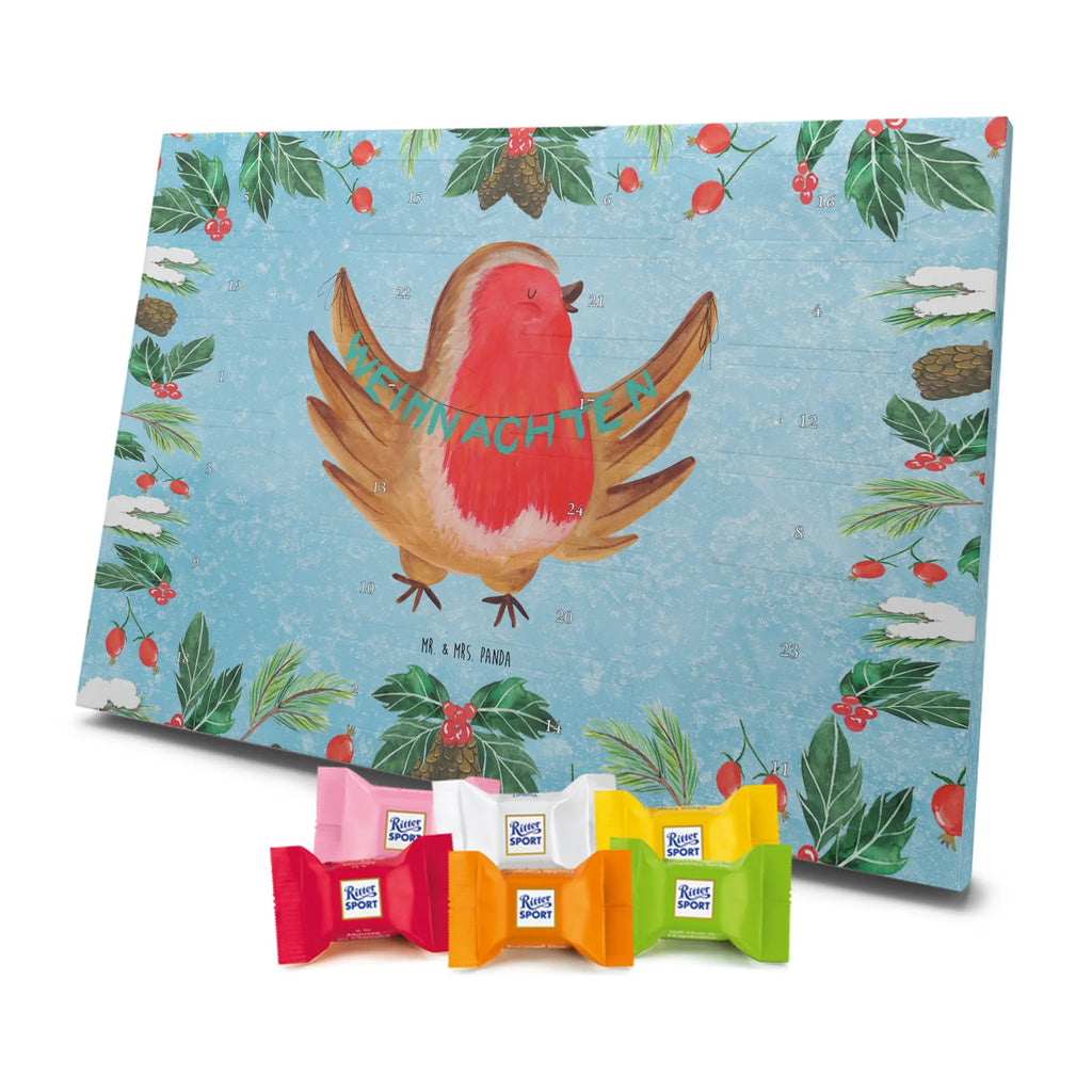 Chocolate advent calendar robin Christmas Christmas time, snow, Christmas greeting, Christmas motif, Merry Christmas, Christmas Eve, bird