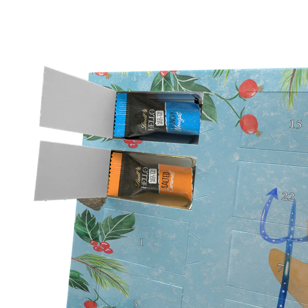 Chocolate advent calendar Star sign Aquarius date of birth, month of birth, constellations, birthdays, astrology, birthday january, aquarius zodiac sign, merman, aquarius gift, birthday february, gift february, sea gift, gift january