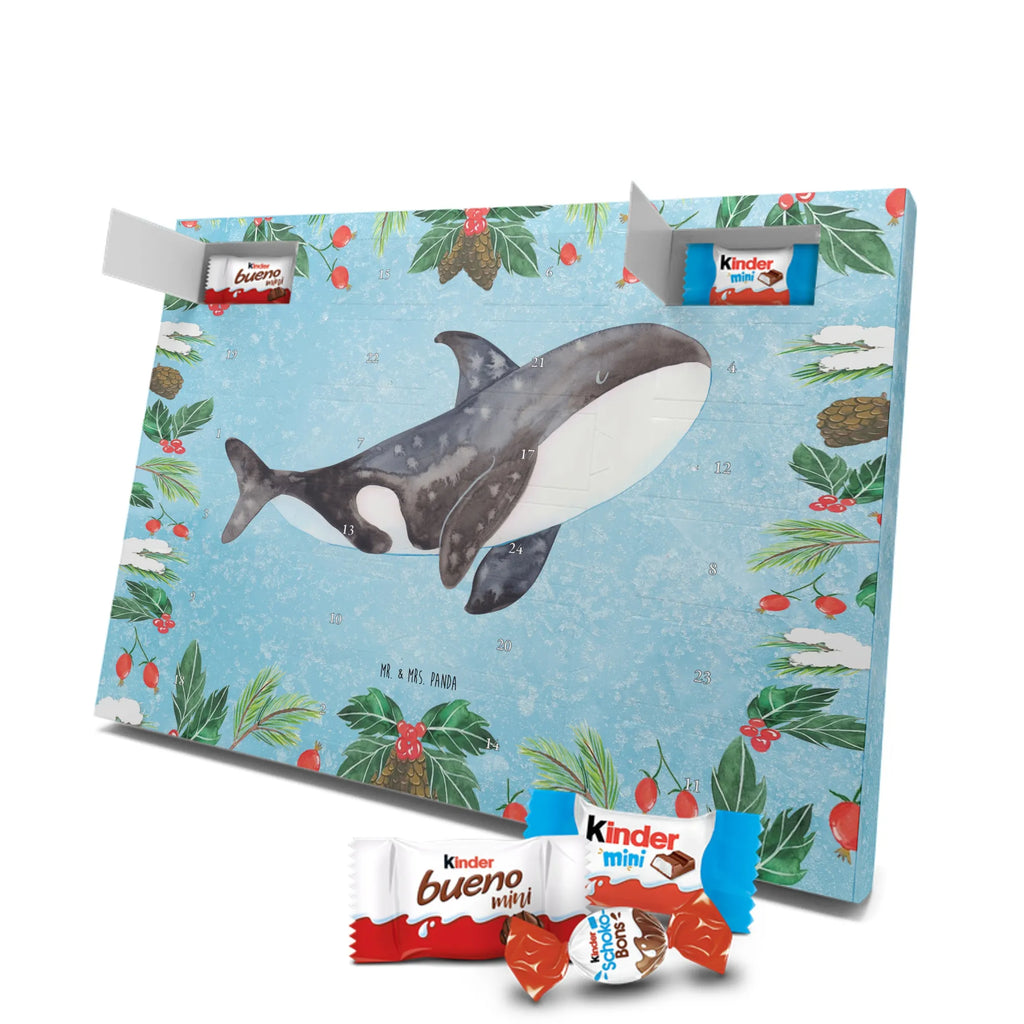 Chocolate advent calendar Orca manatee, vacation, aquatic animals, deep sea, underwater animals, seafood fans, underwater world, seafood posters, seafood decoration, whale, reef, water world, lobster, sea urchin, gift ideas, shrimp, narwhal, corals, gifts for seafood lovers, platypus, crocodile, shells, Seafood, ocean, self-love, new start, work, killer whale, opportunities