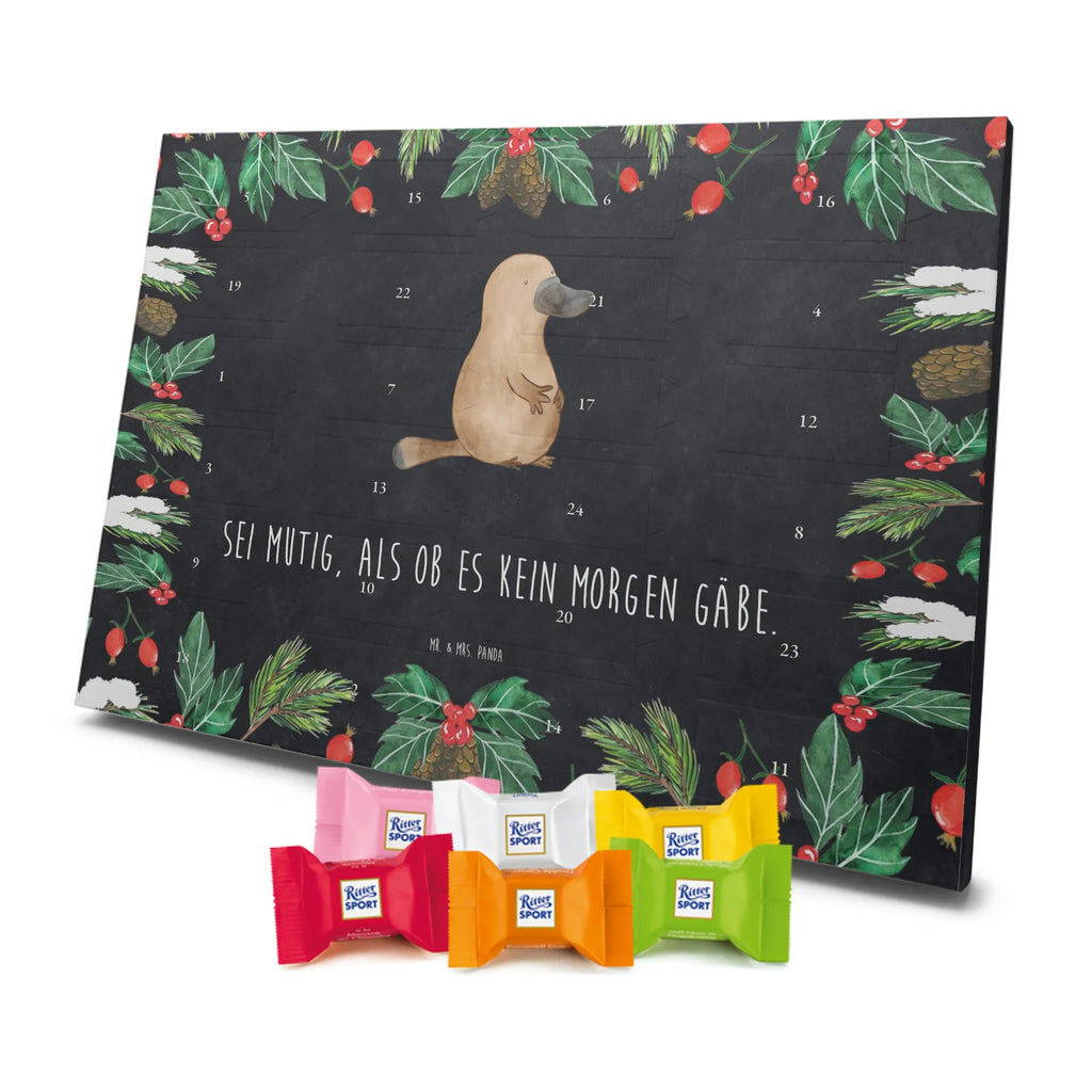 Chocolate advent calendar platypus courage manatee, vacation, aquatic animals, deep sea, underwater animals, seafood fans, underwater world, seafood posters, seafood decoration, whale, reef, water world, lobster, sea urchin, gift ideas, shrimp, narwhal, corals, gifts for seafood lovers, platypus, crocodile, shells, Seafood, ocean, work, Platypus, brave, new beginning, world trip, wisdom, courage, new start