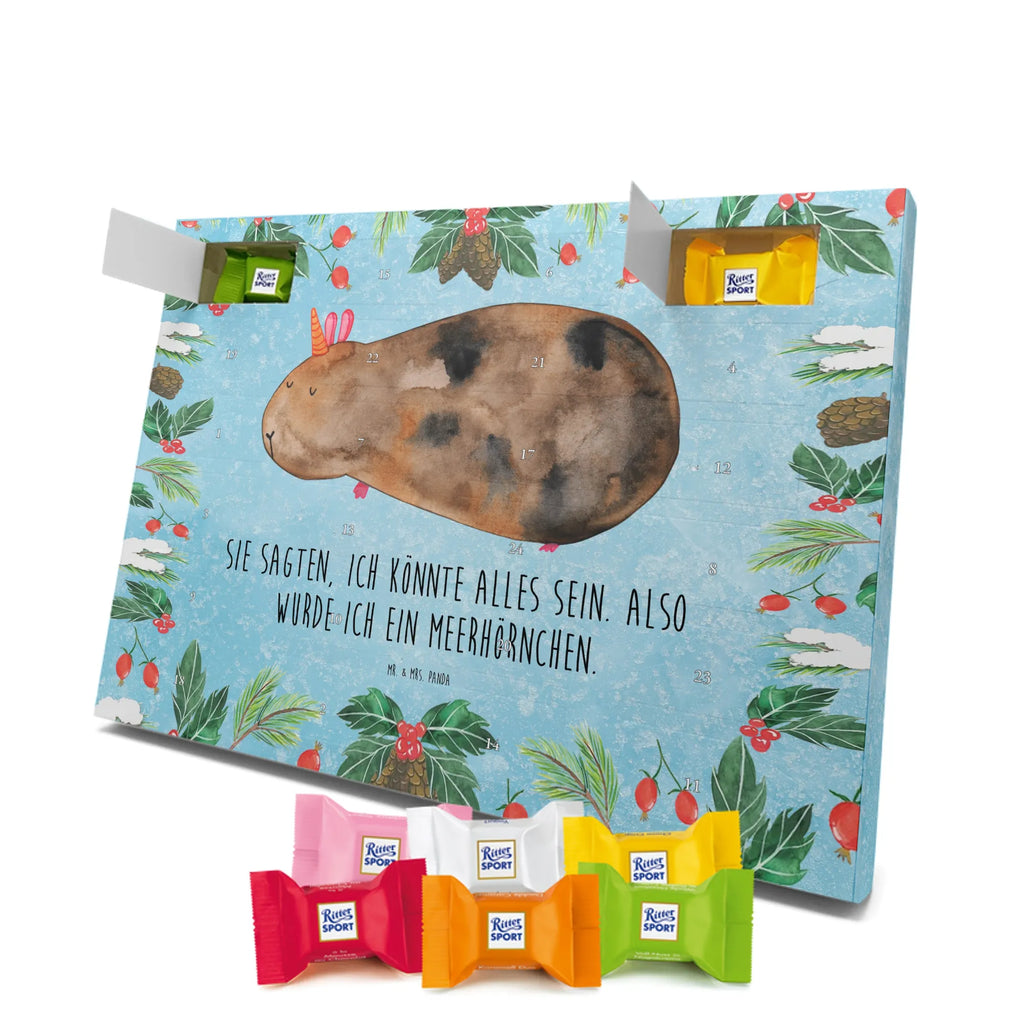 Chocolate advent calendar unicorn Guinea pig guinea pig, squirrels