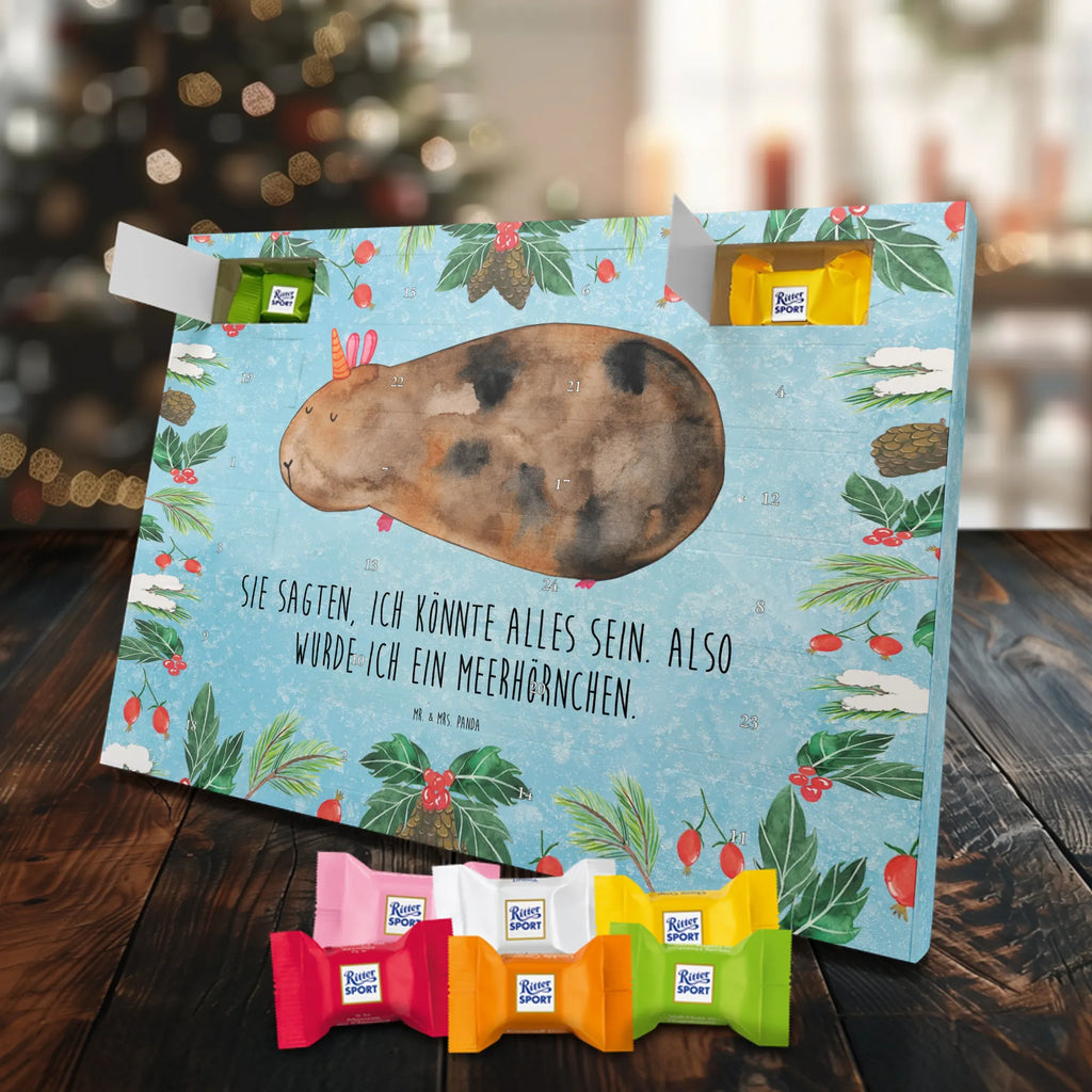 Chocolate advent calendar unicorn Guinea pig guinea pig, squirrels