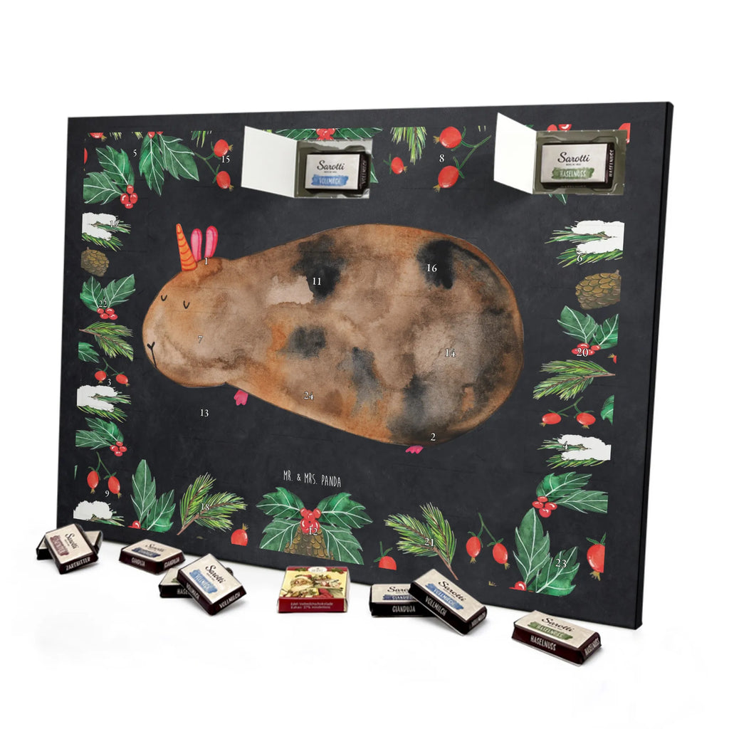 Chocolate advent calendar unicorn Guinea pig guinea pig, squirrels