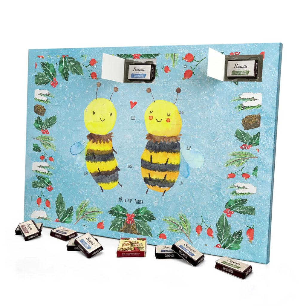 Chocolate advent calendar bee In love bumblebee, wasp