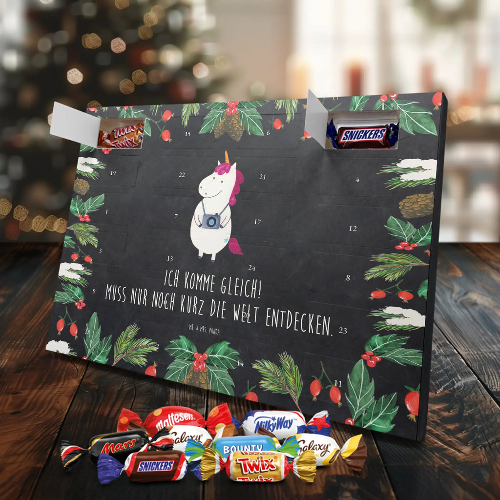 Chocolate advent calendar unicorn photographer Holiday, Photography, Photographer, Camera, Photographer gift, Traveler gift