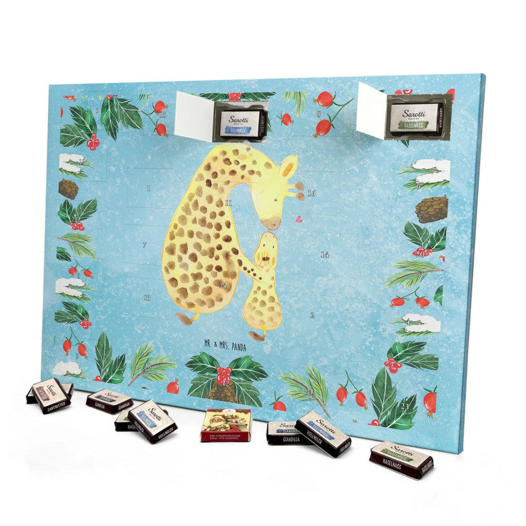 Chocolate advent calendar giraffe child Africa, favourite person, mother, daughter, son, mum, child