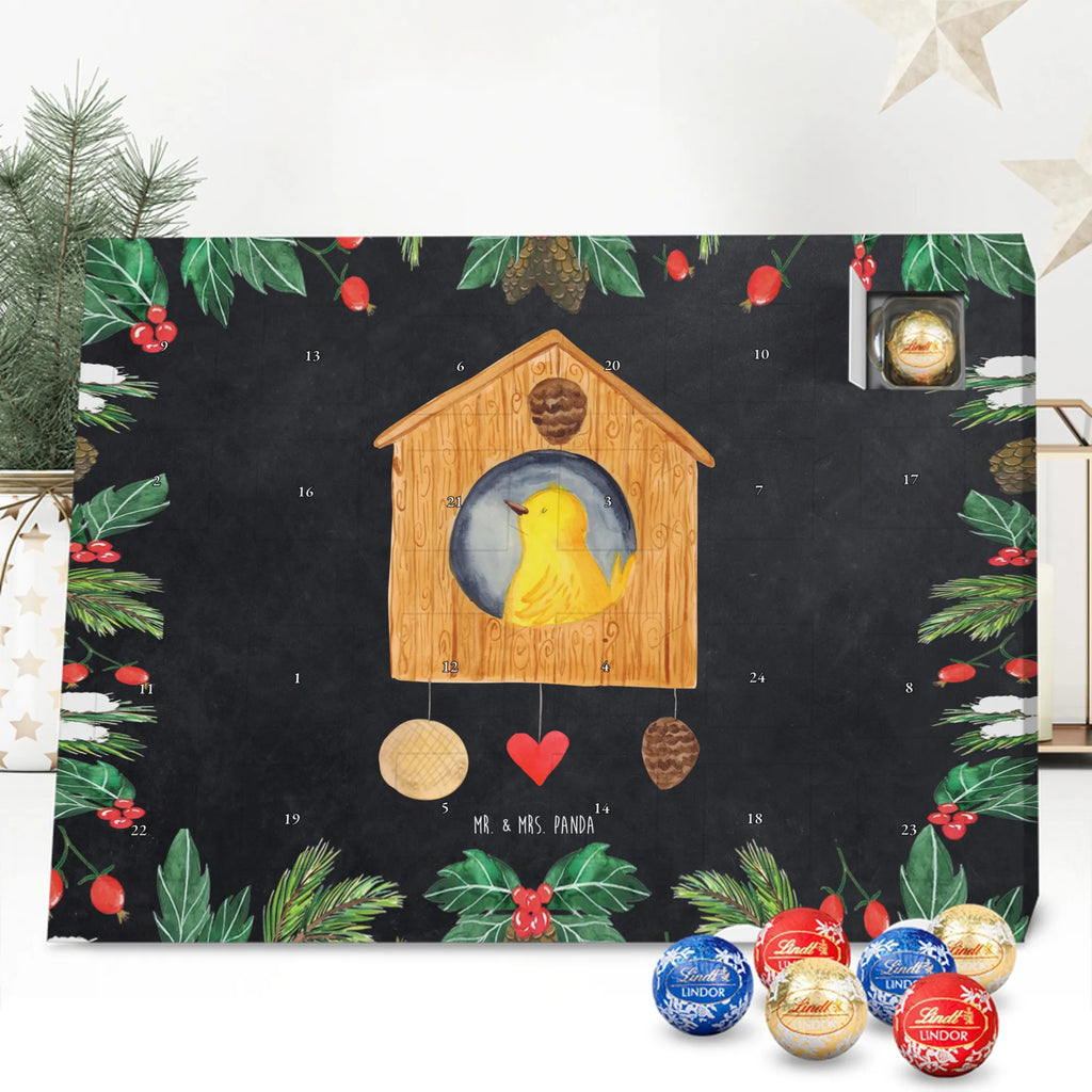 Chocolate advent calendar Bird House gift ideas, gifts, small animals, good mood, cute, funny sayings, cute animal motives, hand drawn, special gifts, card, animal lover, birds, Bird, apartment, our house, favorite place, birdhouse