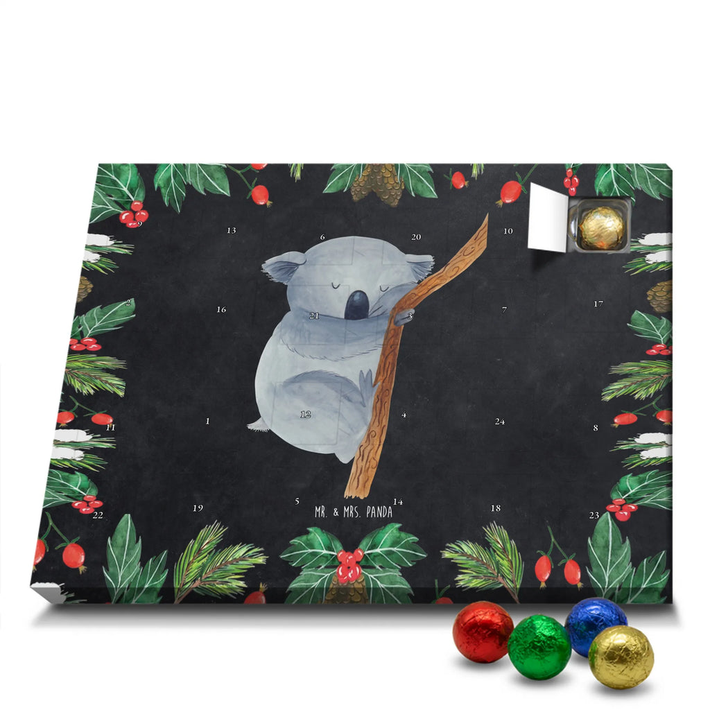 Chocolate advent calendar koala gift ideas, gifts, small animals, good mood, cute, funny sayings, cute animal motives, hand drawn, special gifts, card, animal lover, dream, bedroom, dreamland, sleeping, koala bear