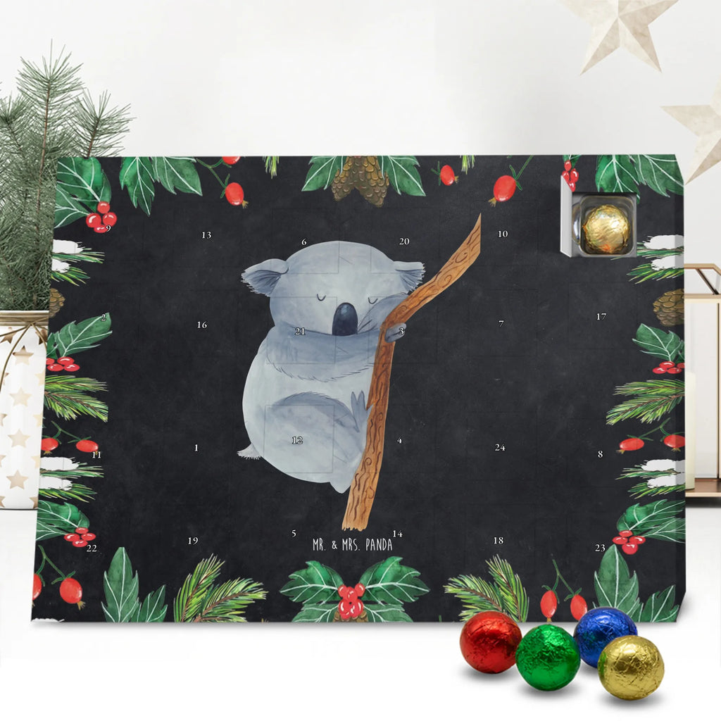 Chocolate advent calendar koala gift ideas, gifts, small animals, good mood, cute, funny sayings, cute animal motives, hand drawn, special gifts, card, animal lover, dream, bedroom, dreamland, sleeping, koala bear