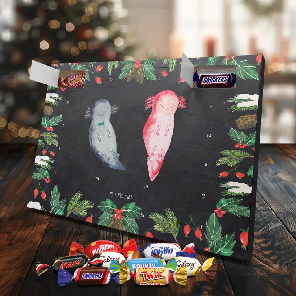 Chocolate advent calendar axolotl Love Loving, Marriage, Proposal of marriage, anniversary gift, Together, Love gift, gift for her, gift for him, Two, Valentine&#39;s Day Gift for Women Love Gift Anniversary Wedding Anniversary Party Favor Gift for Girlfriend Gift for Partner Boyfriend Gift Token of Love for Men for Husband