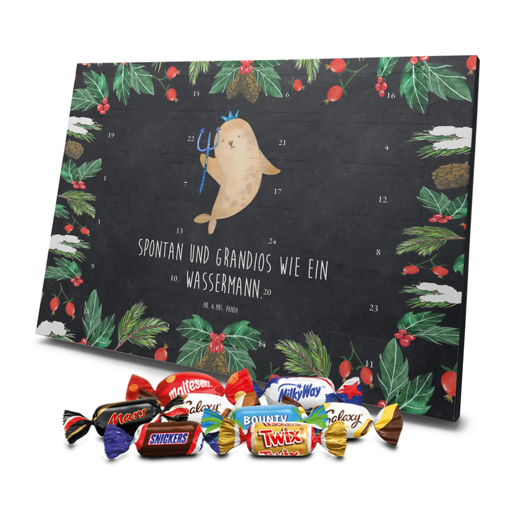 Chocolate advent calendar Star sign Aquarius date of birth, month of birth, constellations, birthdays, astrology, birthday january, aquarius zodiac sign, merman, aquarius gift, birthday february, gift february, sea gift, gift january