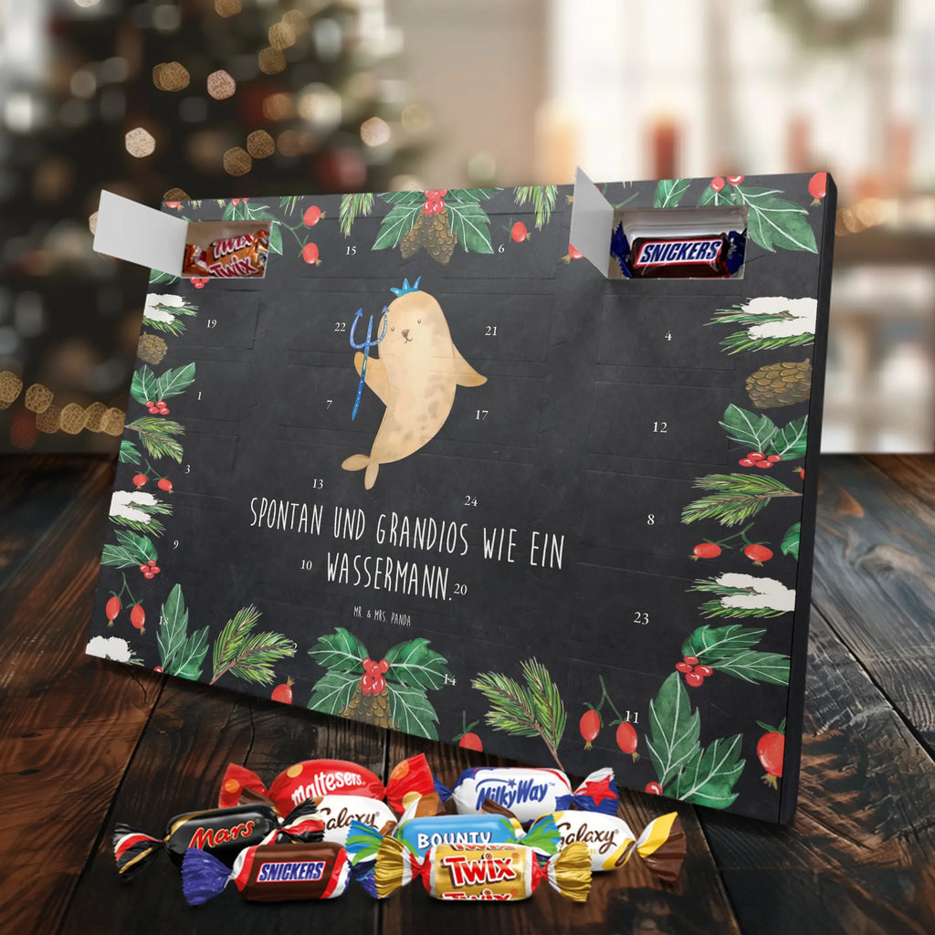 Chocolate advent calendar Star sign Aquarius date of birth, month of birth, constellations, birthdays, astrology, birthday january, aquarius zodiac sign, merman, aquarius gift, birthday february, gift february, sea gift, gift january