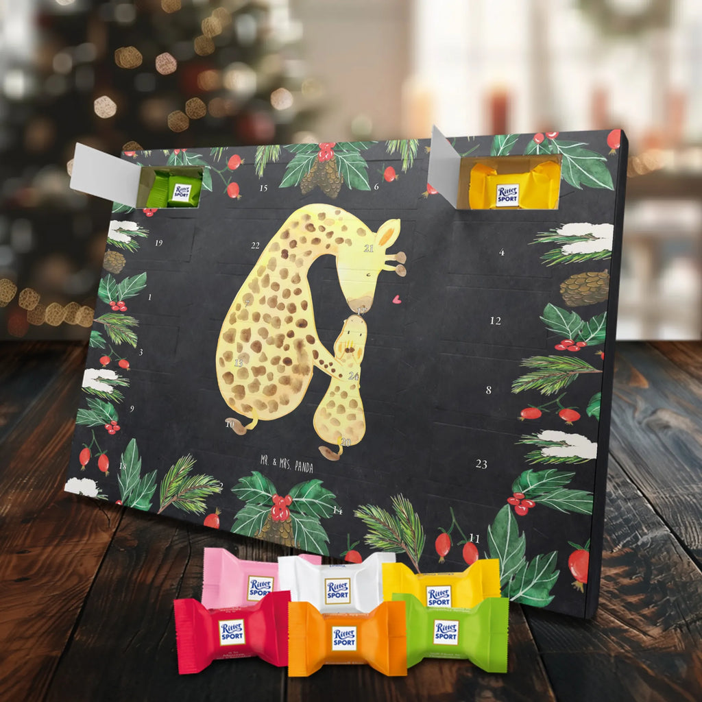 Chocolate advent calendar giraffe child Africa, favourite person, mother, daughter, son, mum, child