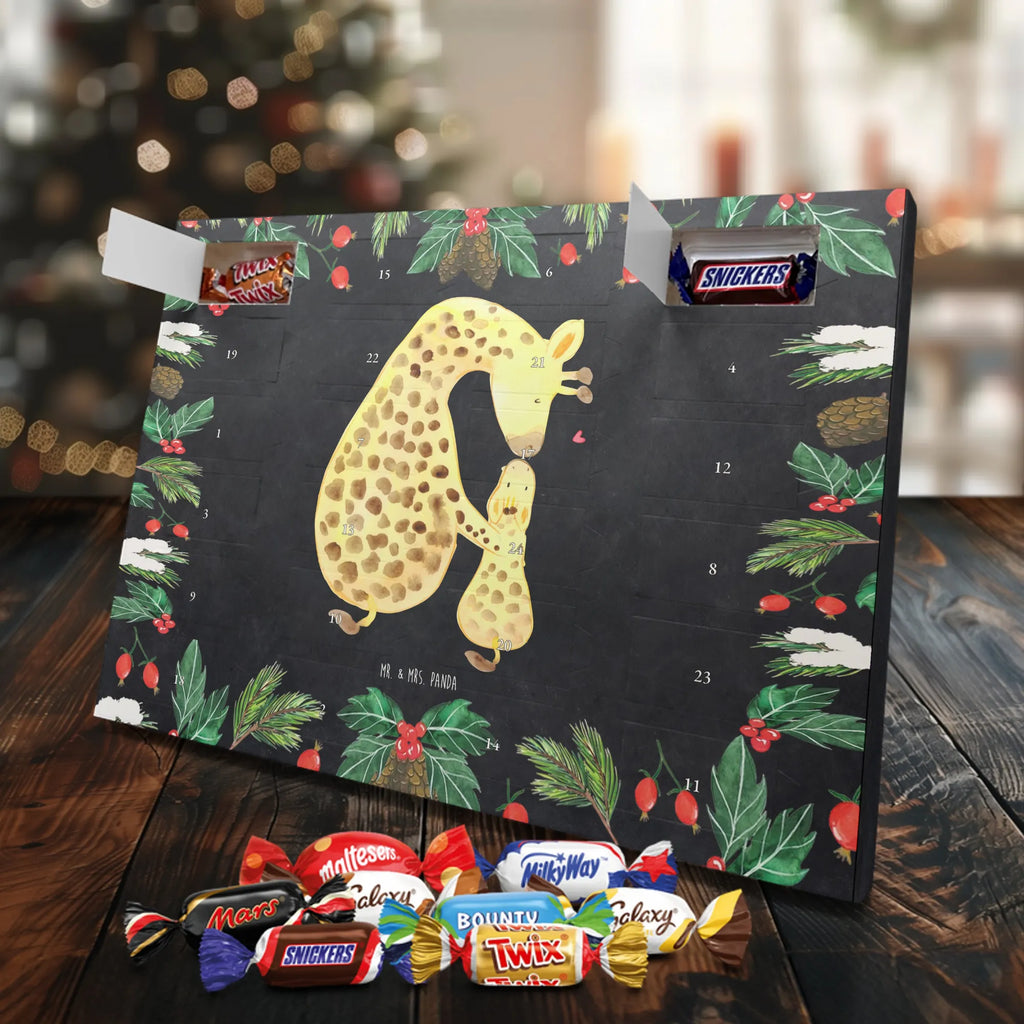 Chocolate advent calendar giraffe child Africa, favourite person, mother, daughter, son, mum, child