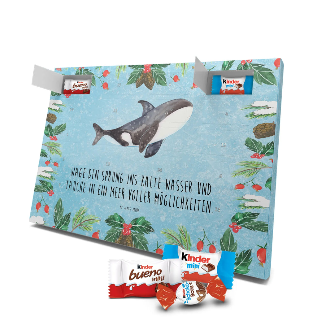 Chocolate advent calendar Orca manatee, vacation, aquatic animals, deep sea, underwater animals, seafood fans, underwater world, seafood posters, seafood decoration, whale, reef, water world, lobster, sea urchin, gift ideas, shrimp, narwhal, corals, gifts for seafood lovers, platypus, crocodile, shells, Seafood, ocean, self-love, new start, work, killer whale, opportunities
