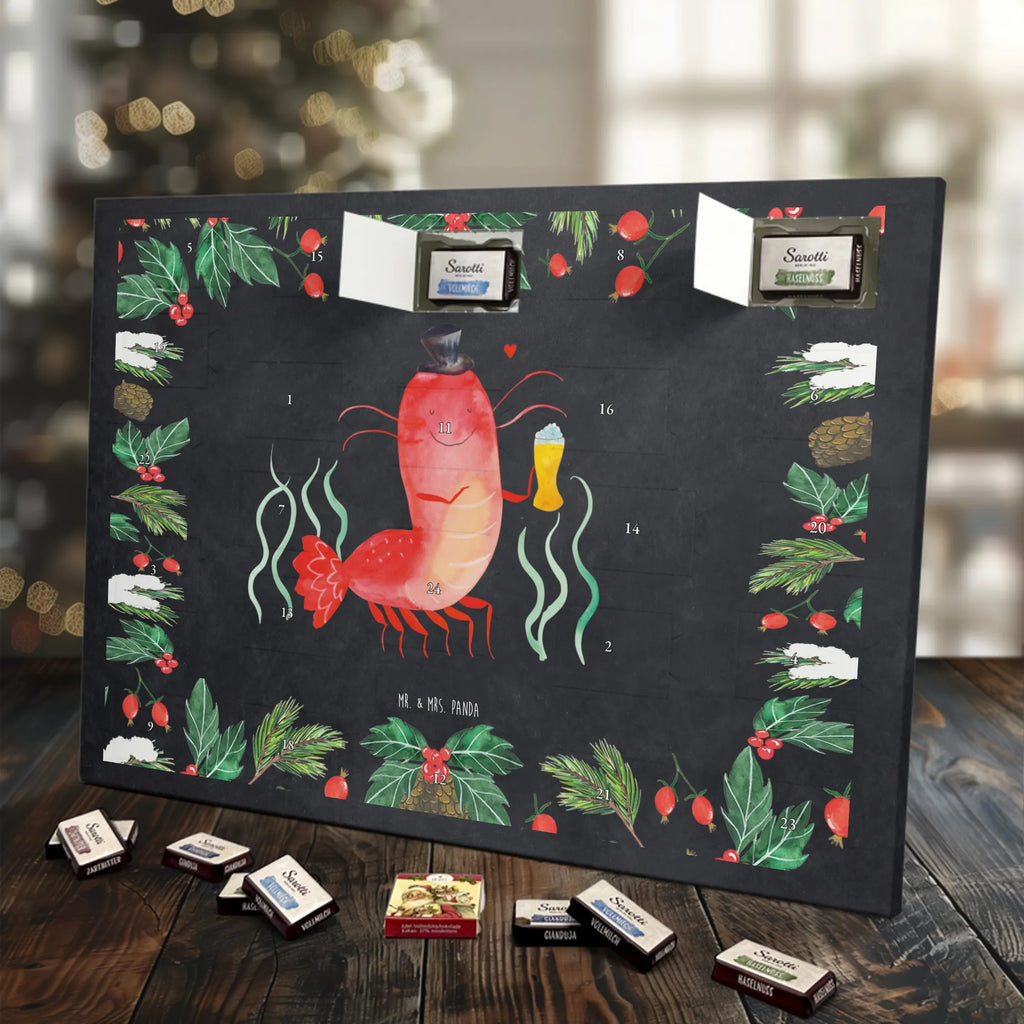 Chocolate advent calendar lobster Wheat manatee, vacation, aquatic animals, deep sea, underwater animals, seafood fans, underwater world, seafood posters, seafood decoration, whale, reef, water world, lobster, sea urchin, gift ideas, shrimp, narwhal, corals, gifts for seafood lovers, platypus, crocodile, shells, Seafood, ocean, beer lover, beer, men's household, inn, pub, economy, cooking
