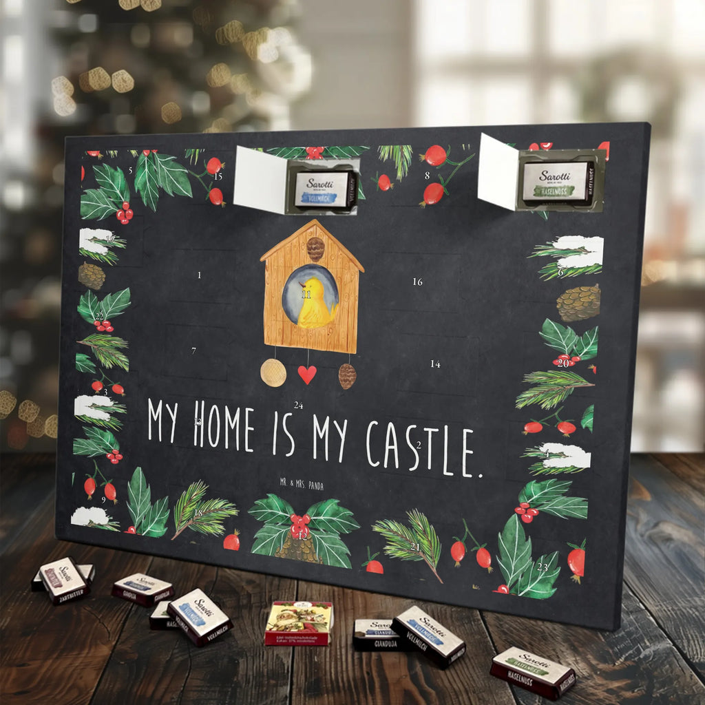 Chocolate advent calendar Bird House gift ideas, gifts, small animals, good mood, cute, funny sayings, cute animal motives, hand drawn, special gifts, card, animal lover, birds, Bird, apartment, our house, favorite place, birdhouse