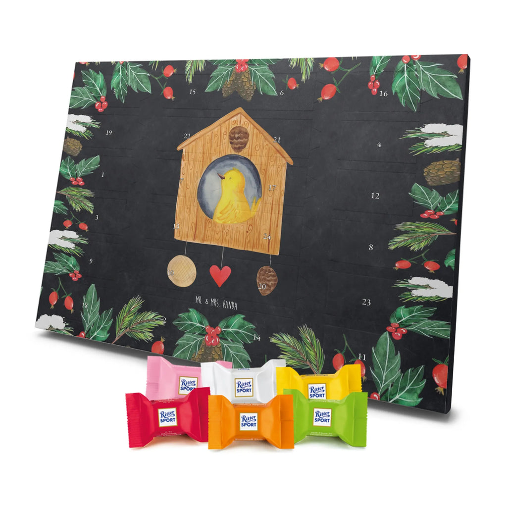 Chocolate advent calendar Bird House gift ideas, gifts, small animals, good mood, cute, funny sayings, cute animal motives, hand drawn, special gifts, card, animal lover, birds, Bird, apartment, our house, favorite place, birdhouse