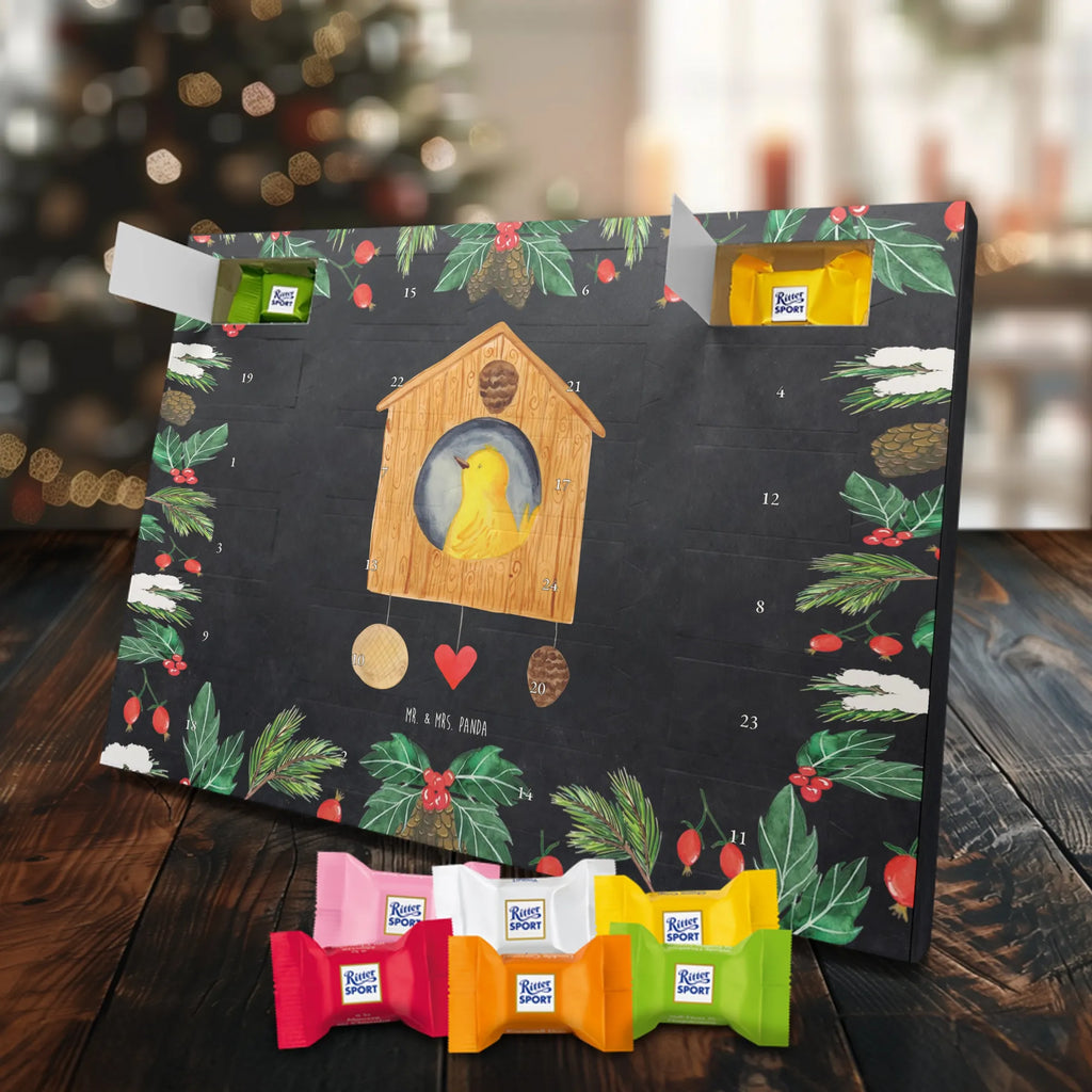 Chocolate advent calendar Bird House gift ideas, gifts, small animals, good mood, cute, funny sayings, cute animal motives, hand drawn, special gifts, card, animal lover, birds, Bird, apartment, our house, favorite place, birdhouse